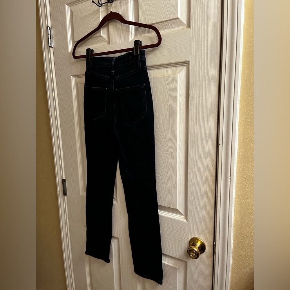 PAIGE JEANS~THE CINDY~High Rise Dark Jeans~24 - Picture 8 of 9